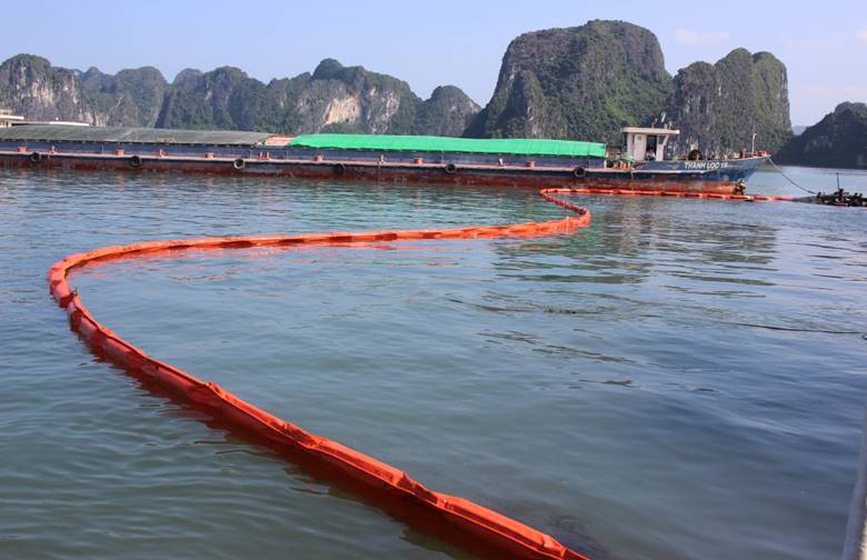 Phao quây dầu trên sông, ven biển, vùng nước nông model TĐA-550/2024